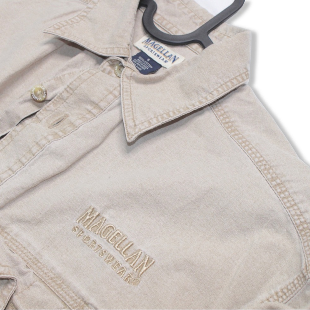 Magellan Sportswear Button Up Short Sleeve Shirt